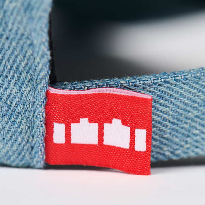 STONEWASH DENIM 6-PANEL