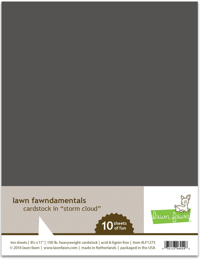 storm cloud cardstock