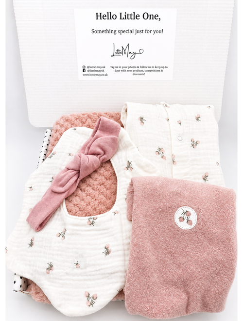 Strawberry Onesie Hamper