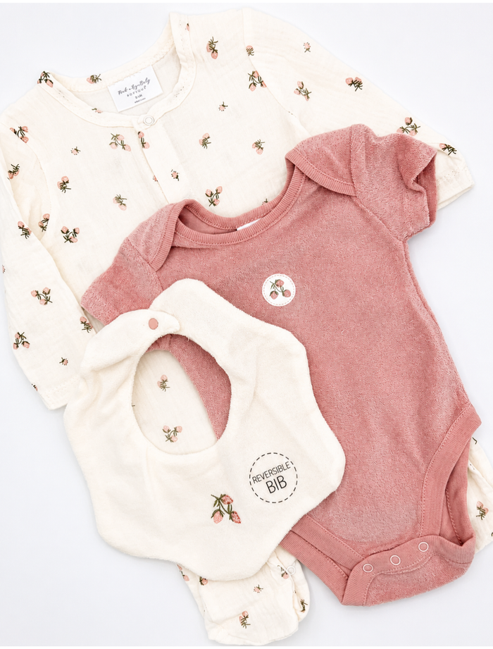Strawberry Onesie Hamper