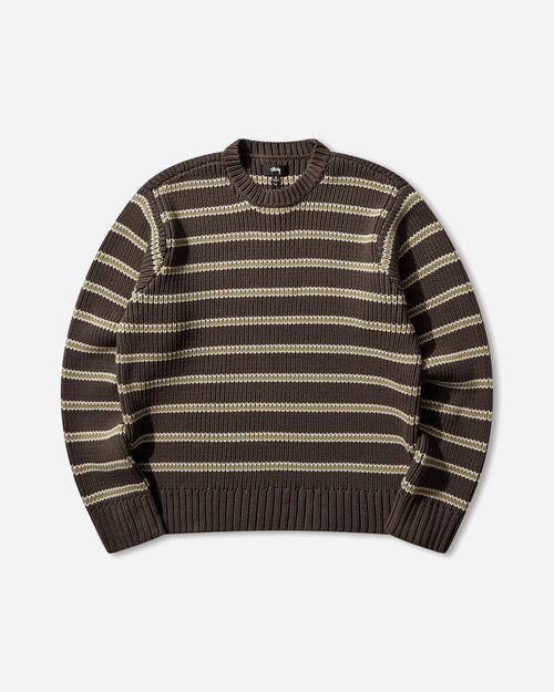 Stüssy Stripe Crew Forest Knitwears Sweaters 117272SJ 0410