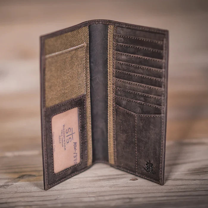 STS Ranchwear Men's Trailblazer Long Bifold Wallet