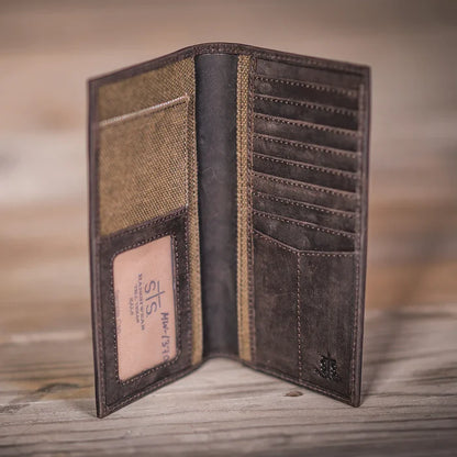 STS Ranchwear Men's Trailblazer Long Bifold Wallet