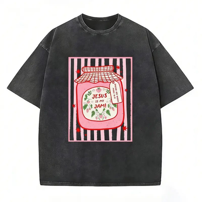Sweet Strawberry "Jesus Is My Jam" Christian Tee