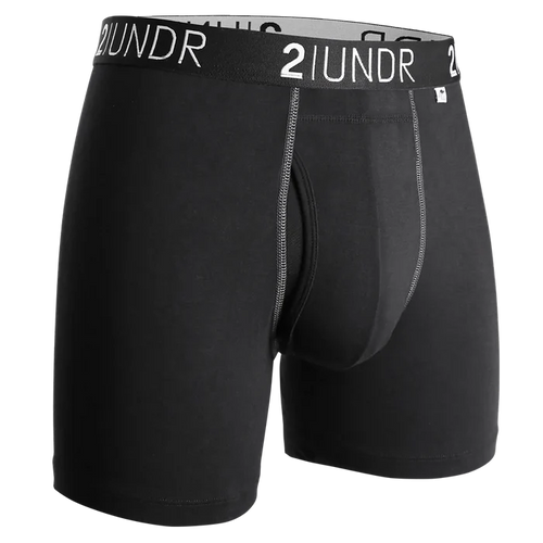 Swing Shift Boxer Brief - Black/Grey