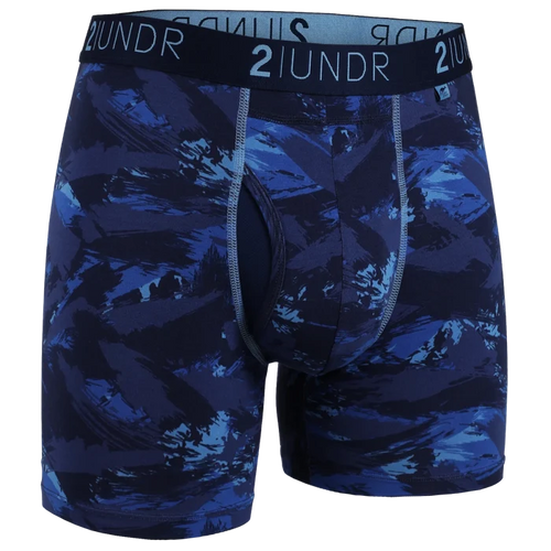Swing Shift Boxer Brief - Blue Storm Print