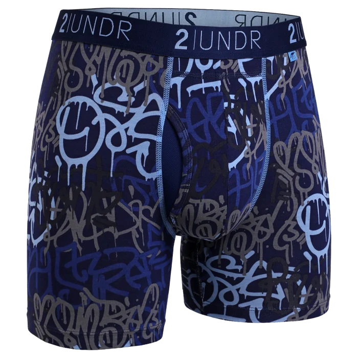 Swing Shift Boxer Brief - Drippings Print
