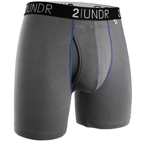 Swing Shift Boxer Brief - Grey/Blue