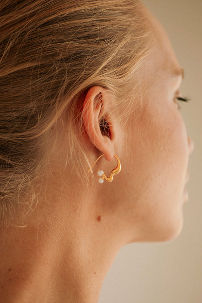 Tao Earrings Gold