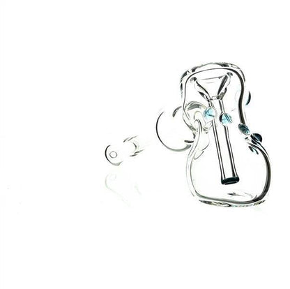 Taylor Twompsacks Hammer Baby Blue glass waterpipe full view - Smoke Spot