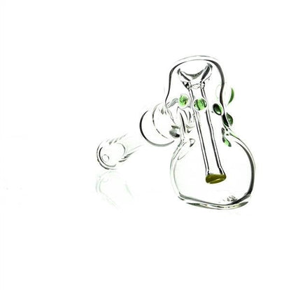 Taylor Twompsacks Hammer Green Yellow premium waterpipe angled view