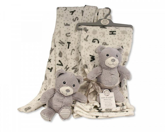 Teddy Plush Toy with Blanket (PK6) Gp-25-1127G