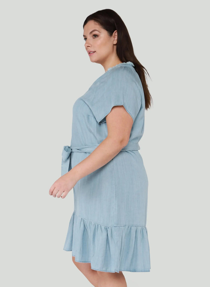 Tencel Chambray Dress Acorn Home + Apparel