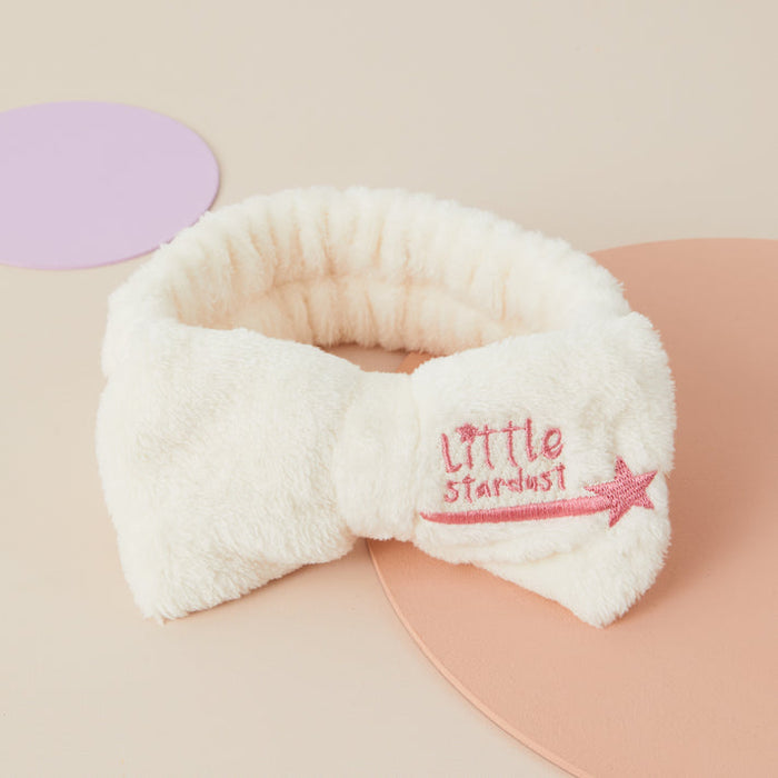The Natural Play Makeup Company - Little One's Fluffy Makeup Headband - Cream and Pink - Mabel & Fox