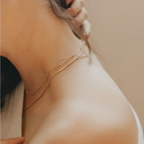 Tiny Satellite Necklace
