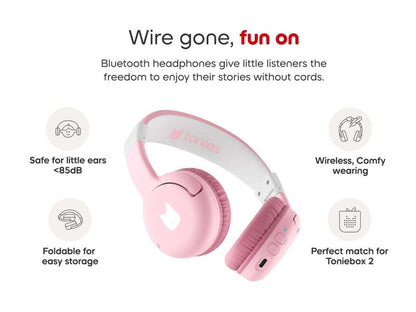 Tonies – Bluetooth Headphones – Cloud Pink - Mabel & Fox