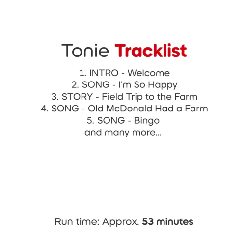 Tonies – Ms. Rachel - Mabel & Fox