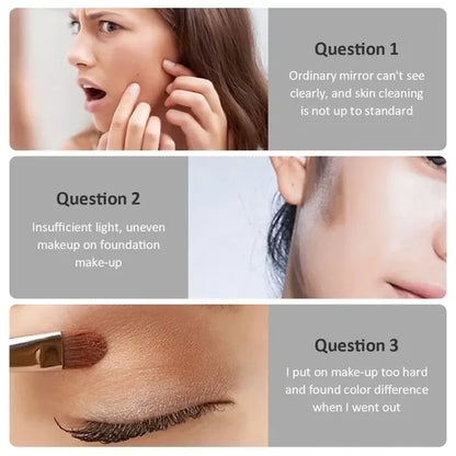 a woman applying her eyebrows with a brush