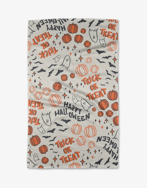 Trick-Or-Treat Kitchen Tea Towel