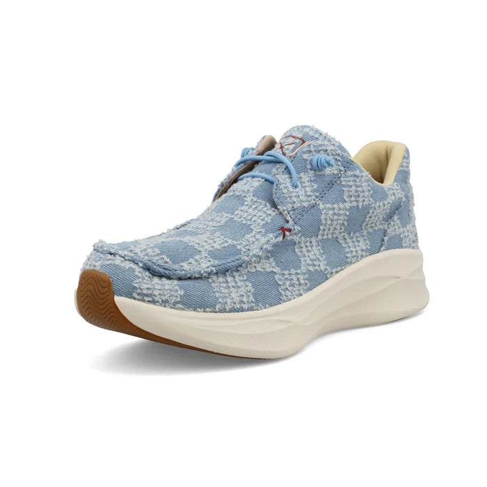 Twisted X Women's Feather X Casual Shoe in Denim & Distressed Denim