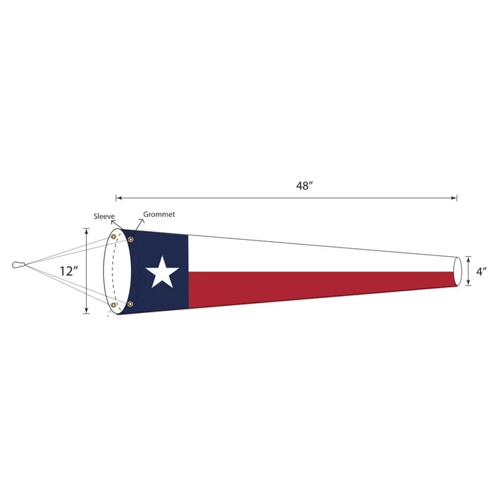 Windsock - Mann Supply Custom Windsock CompanyAmerican Flag