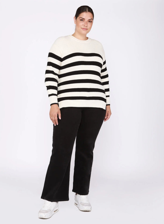 Valet Stripe Crew Neck Acorn Home + Apparel