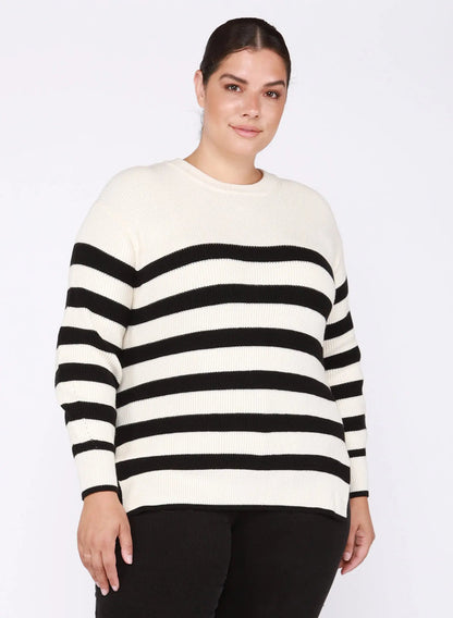 Valet Stripe Crew Neck Acorn Home + Apparel