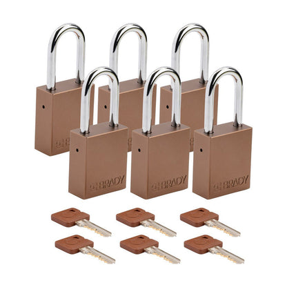 Aluminum Padlocks - Mann Supply BradyAluminum Padlocks