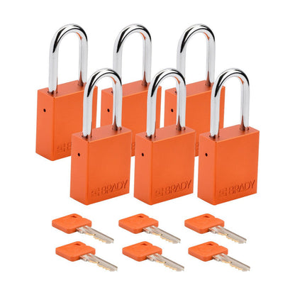 Aluminum Padlocks - Mann Supply BradyAluminum Padlocks