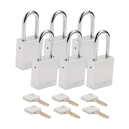 Aluminum Padlocks - Mann Supply BradyAluminum Padlocks