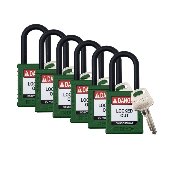Nylon Padlocks - Mann Supply BradyIndustrial Products