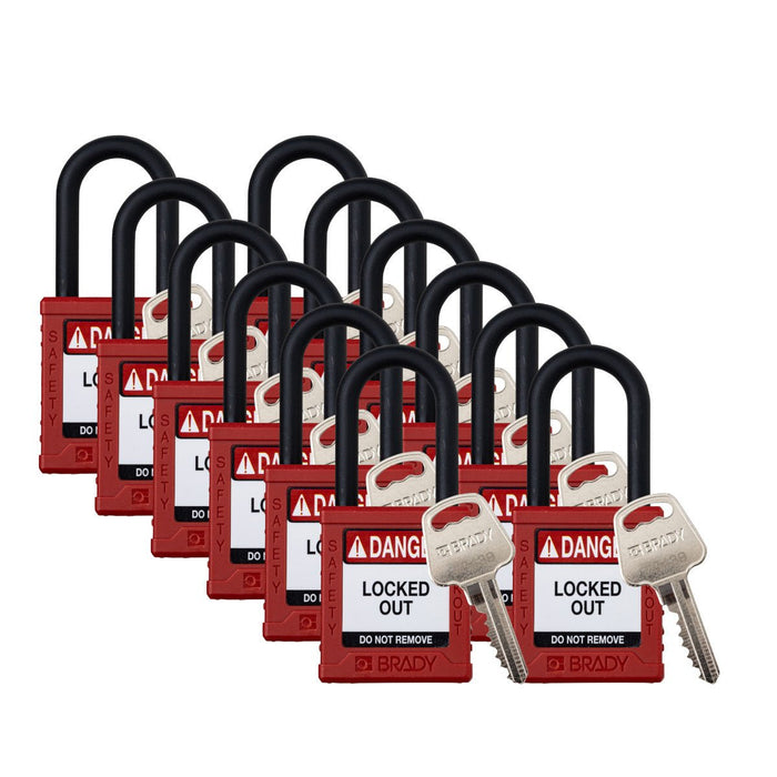 Nylon Padlocks - Mann Supply BradyIndustrial Products