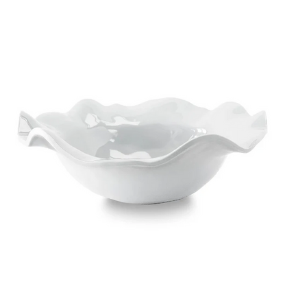 Vida Havana Medium Bowl in White Tabletop in  at Wrapsody