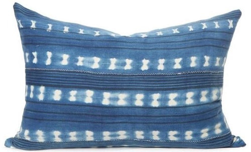 Vintage Indigo Accent Pillow