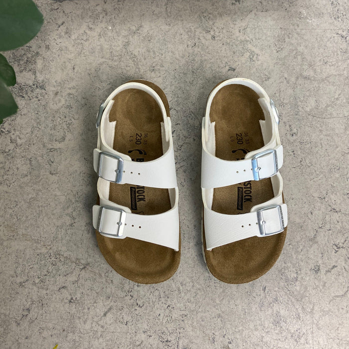 Vit Birkenstock Kano-sandal med halksäkra sulor
