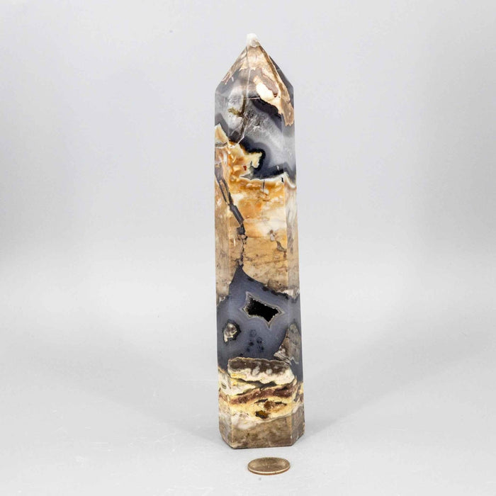 Volcano Agate / 870g - 9.50"H x 2.10"W