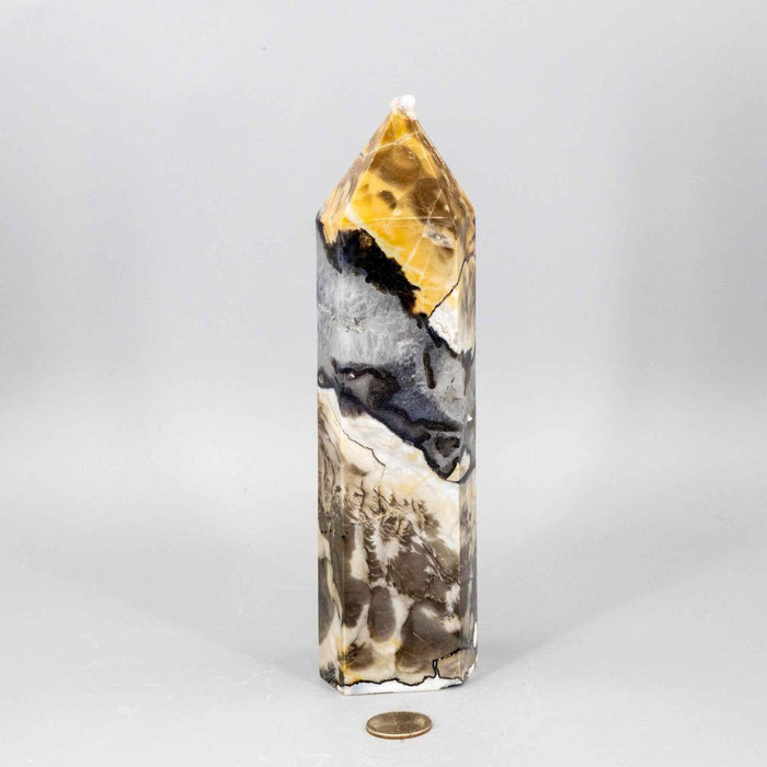 Volcano Agate Tower XL UV Reactive Crystal Tower