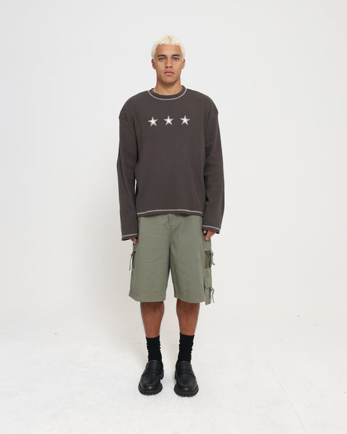 WAFFLE LS - Brown