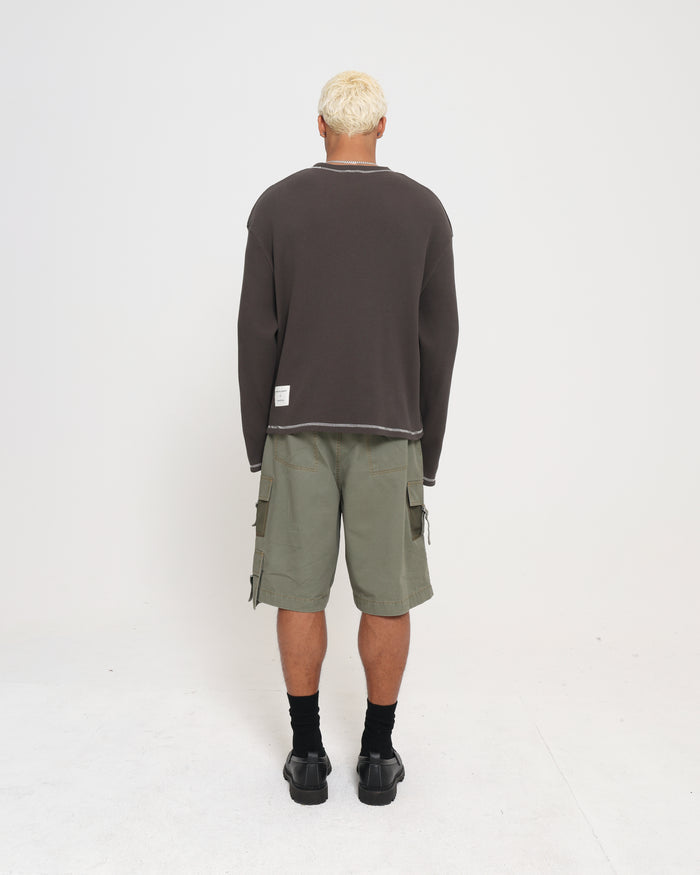 WAFFLE LS - Brown