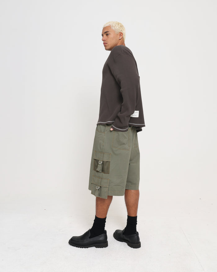 WAFFLE LS - Brown