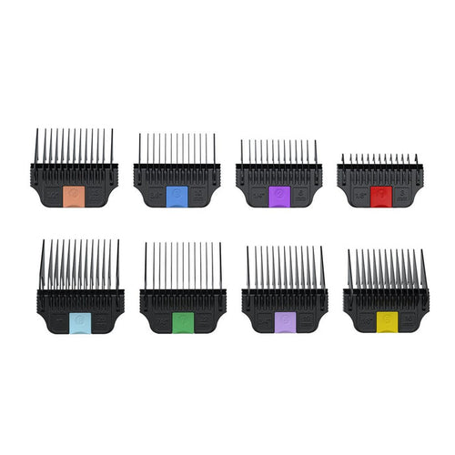 Wahl Stainless Steel Wide Attachment Combs 8 Piece Set