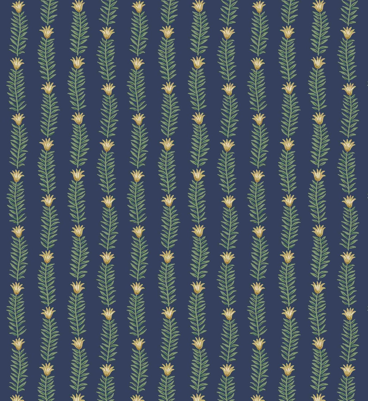 Eden Wallpaper - Navy