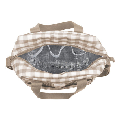 Walking Mum - Insulated Bottle Bag - Caetana Sand - Mabel & Fox