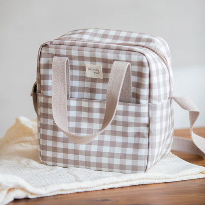 Walking Mum - Insulated Bottle Bag - Caetana Sand - Mabel & Fox