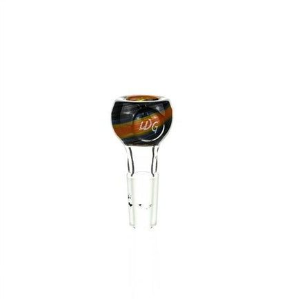 Side view of Waterhouse Glass Bowl Piece 20 - 14mm Dry Herb Slide