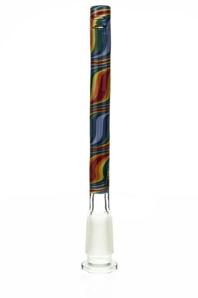 Waterhouse Glass 6 inch worked downstem with 6 slits - Smoke Spot Smoke Shop