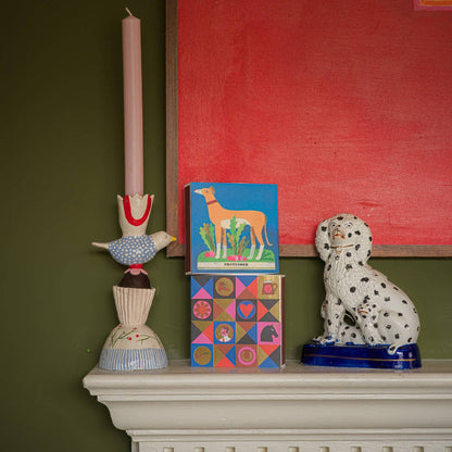 Whippet and Radishes Square Safety Matches