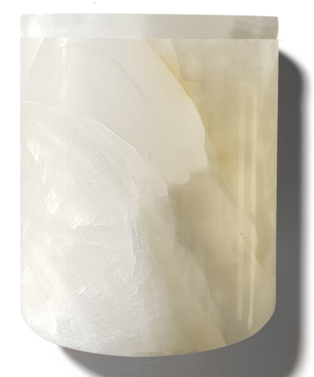 White Onyx Candle Holder