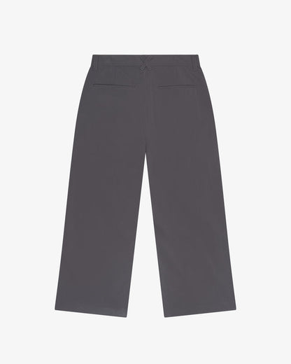 WIDE LEG DRESS PANT - Charcoal