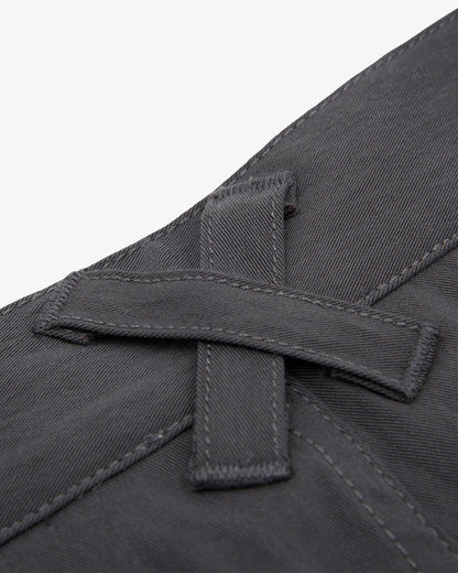 WIDE LEG DRESS PANT - Charcoal